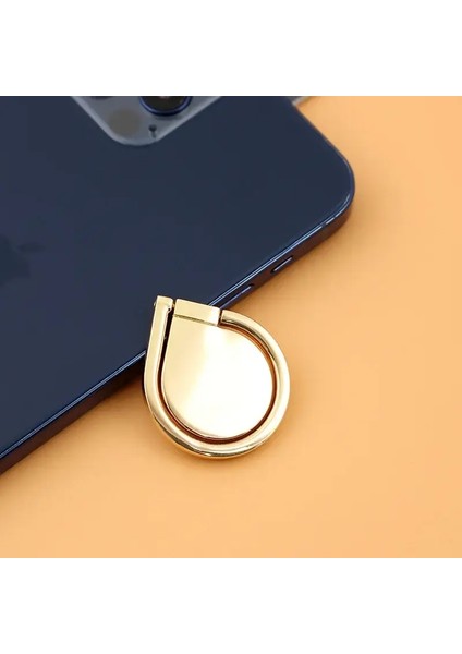 1pc Taşınabilir Cep Telefonu Tutucu Su Damla Parmak Yüzüğü Tutucu Evrensel 360 Derece Rotatio Parmak Yüzüğü Tutucu iPhone 12 13 Altın (Yurt Dışından)