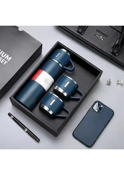 Vakum Şişeler Termozlar Sıcak Su Şişesi Için Termos Set Terhimleri Babalar Günüleri Ev Paslanmaz Çelik 500ML Termal Soğuk Kapasite500MLB (Yurt Dışından)