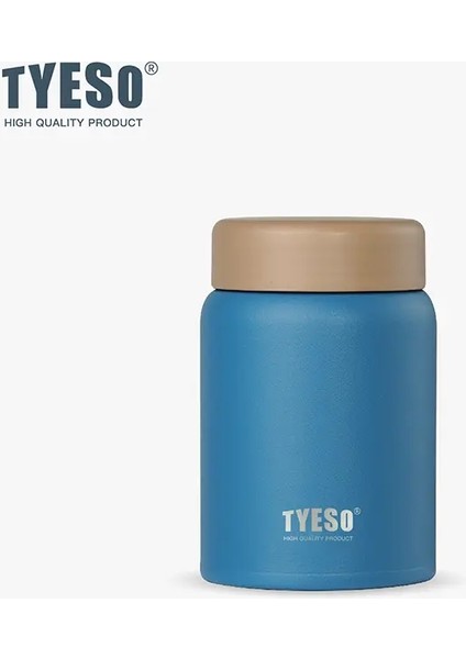 Tyeso 8764/8765 Paslanmaz Çelik Termos Gıda Kavanozu 220ML/280ML Kapasite Mini Öğle Yemeği Kutusu Taşınabilir Geniş Ağız Yalıtımlı Cupcapacity220MLMavi (Yurt Dışından)