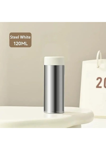 1pc Mini Protable Kalınlaştırılmış Paslanmaz Çelik Vakum Termos Kupası Termal Yalıtım Cep Kupası 120/150/180ML Küçük Su Bottlecaity316 Paslanmaz ÇelikGöl Mavisi 150ML (Yurt Dışından)
