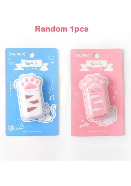 Twingo Kawaii Cat Claw Düzeltme Bandı - Taşınabilir Beyaz Çıkış Bant, 6m Öğrenci Ödülü ve Ofis KırtasiyesiRolor1 Adet Trans. (Yurt Dışından)