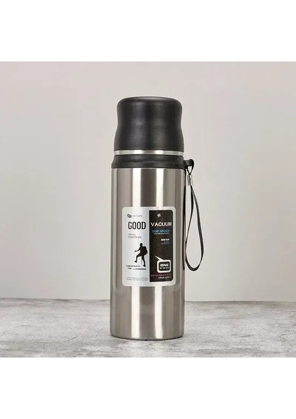 Paslanmaz Çelik Termos Tumbler Sızıntılı Spor Şişesi Yalıtımlı Kur Çay Kahve Su Şişeleri Açık Seyahat Termal Kur Kapasite800MLŞerit (Yurt Dışından)