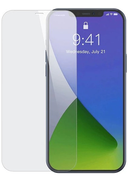 Baseus Iphone 12 Pro Max 6.7 0.3mm Ful Tempered Cam Ekran Koruyucu 2 Adet SET-(577 - EMY8766-8767