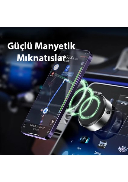 Ally X8 Magsafe Manyetik Araç Içi Telefon TUTUCU-(5775) - EMY5848-2069 modelleri