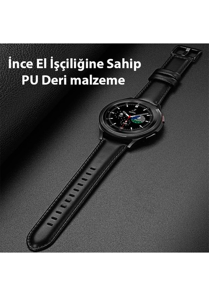 Dux Ducis Sm Galaxy Watch 20MM-HUAWEI Gt2-Gt3 42MM-MAGIC 2 42MM Için Business Deri - EMY8004-3843 fırsatları