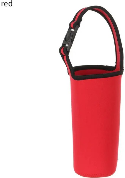 900ML/30OZ li li Anti-Fincan Kılıf Kolu Çevre Dostu Içecek Çantası Su Kupa Şişe Tutucu Dak Taşıyıcı Fincan Aksesuarları Kırmızı (Yurt Dışından)