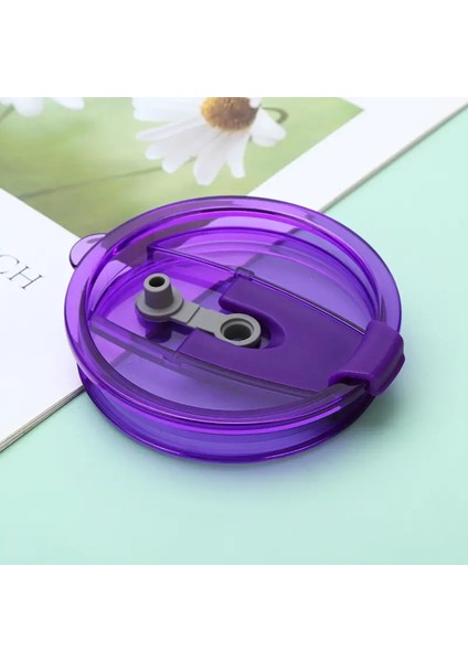 30OZ Sızdırmazlık Şişesi Kapağı Sıçrama Dökülmesi Düz Plastik Kapaklar Tumbler Kupası Için Çok Molor Termos Kupası Şişe Kapakları Dökülme Koşul Mor (Yurt Dışından)