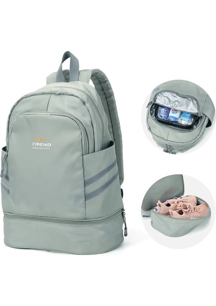 Ayakkabı Bölmesi Olan Kadınlar Için Spor Salonu Sırt Çantası, Büyük Kadınlar Seyahat Sırt Çantası Su Geçirmez, Spor Yüzme Yoga Atletik Sırt Çantası Renk: Yeşil/beden: Küçük (Yurt Dışından)