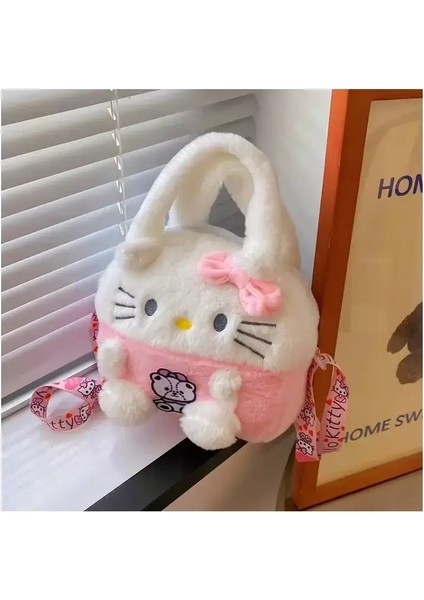 Kawaii Sanrio Peluş Çanta Kuromi Sırt Çantası Anime Melody Cinnamoroll Plushie Çanta Pochacco Karikatür Dolgulu Çanta Kızlar Hediye (Yurt Dışından)
