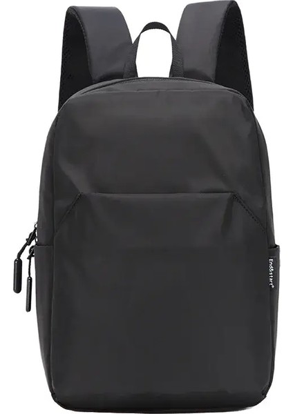 Su Geçirmez Sırt Çantaları Moda Siyah Rucksack Okul Çantası Erkek Küçük Japon Erkek Bagpack Seyahat Mini Tuval Erkek Sırt Çantası: Siyah (Yurt Dışından)