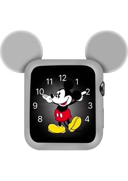 Ally Apple Watch 6-5-4-3-2 Için 42MM Mickey Mouse Silikon KILIF-(5775) - EMY6233-2887