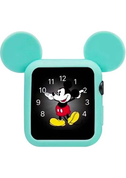 Ally Apple Watch 6-5-4-3-2 Için 42MM Mickey Mouse Silikon KILIF-(5775) - EMY6233-2887