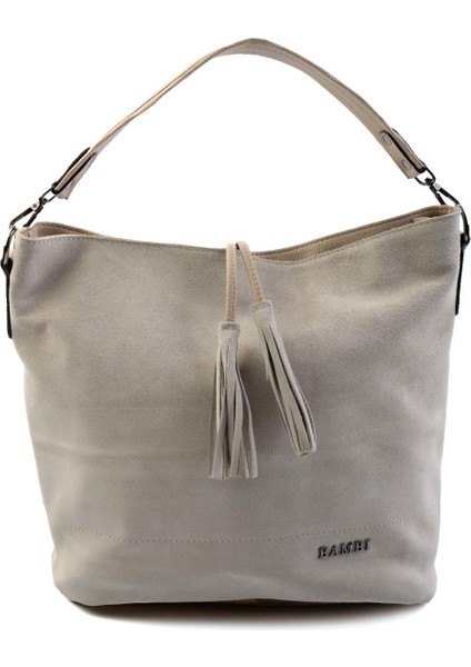 Bej Leather Kadın Omuz Çantası C06864245502