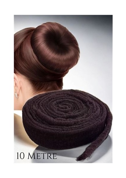 Turk Saç Topuz Süngeri Kahve 10 Metre Forero Design - EMY2946-3852