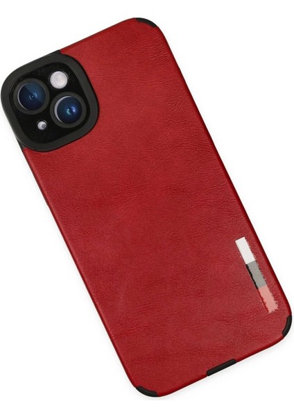 Newface iPhone 14 Plus Kılıf Loop Deri Silikon - Kırmızı modelleri