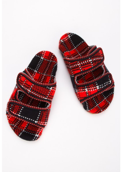 Çinta Kırmızı Ev Terliği