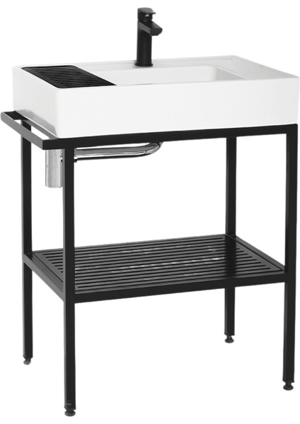 Arya Lavabo Dolabı 70 cm Siyah
