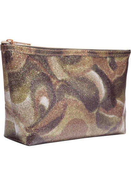 Simli Eva Kahverengi Büyük Makyaj Çantası, Şık ve Kullanışlı Tasarım modelleri