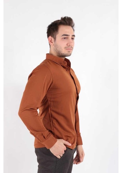 Likralı Gömlek modelleri