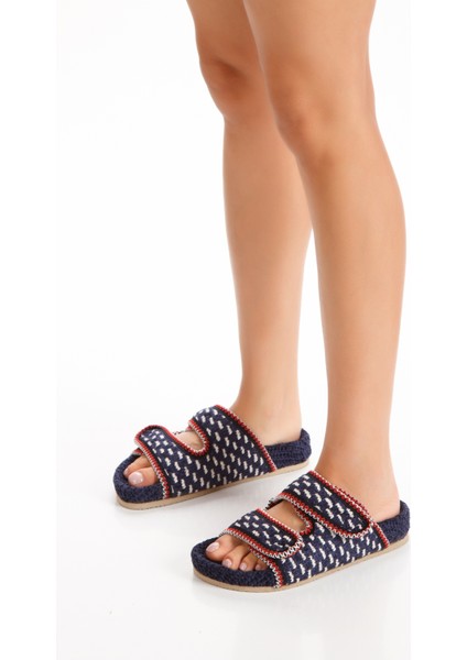 Çinta Lacivert Ecru Ev Terliği fırsatları