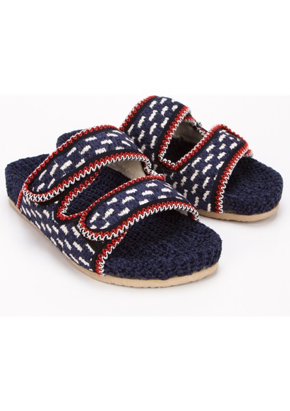 Çinta Lacivert Ecru Ev Terliği indirimleri