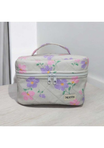 Renkli ve Şık Makyaj Çantası, Taşınabilir ve Kullanışlı Tasarım