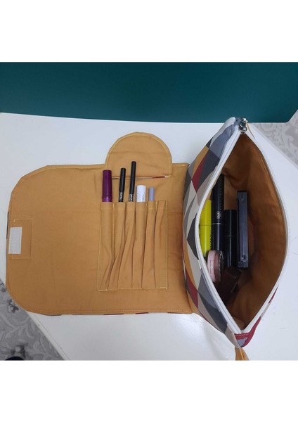 Renkli ve Şık Makyaj Çantası, Taşıması Kolay, Çok Fonksiyonlu Güzellik Aksesuarı fırsatları