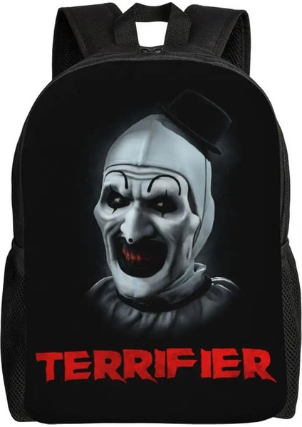Özel Korku Cadılar Bayramı Filmi Terrier Palyaço Sırt Çantası Kadın Erkekler Moda Okul Koleji Bagscolor: 4/boyut: 16 Inç (Yurt Dışından)