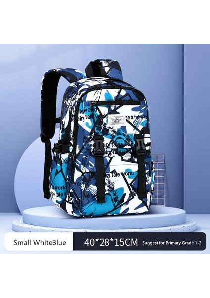 Erkekler Için Fengdong Ilköğretim Okulu Çantaları Hafif Sırt Çantası Büyük Kapasiteli Kitap Çantası Su Geçirmez Sırt Çantası Ilköğretim Öğrenci Çağap Çekçisi: Küçük Sarı (Yurt Dışından)