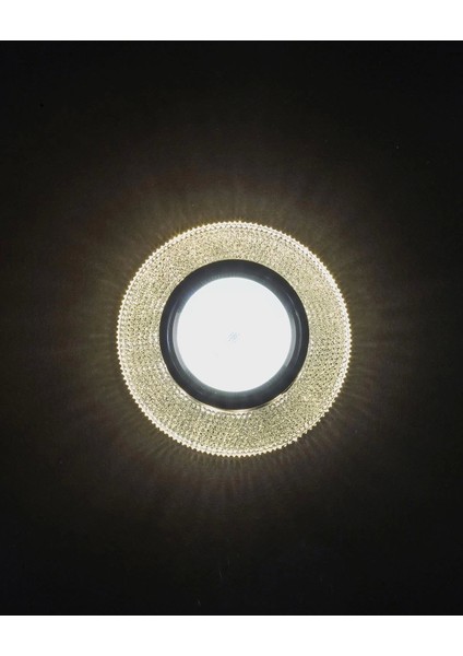 Noas YL65 1707 Lita LED Çerçeveli 4000K Kristal Cam Spot Kasa - Priz ve Anahtar Için Uyumlu Çerçeve fiyatları