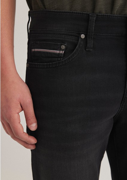 Jake Mavi Premium Koyu Gri Jean Pantolon 0042218775