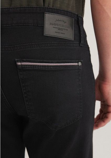 Jake Mavi Premium Koyu Gri Jean Pantolon 0042218775