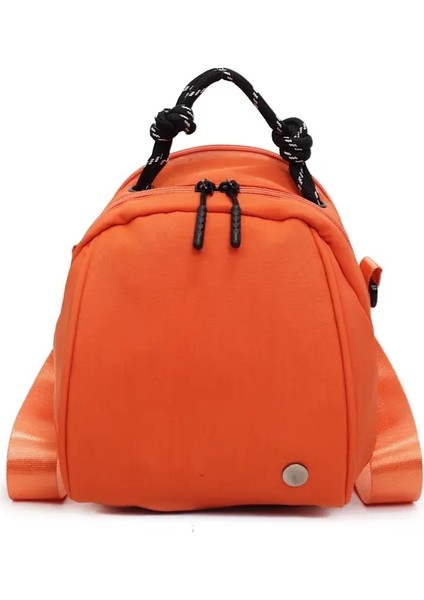 Hafif, Su Geçirmez ve Minimalist Çanta/tek Omuzlu Torba. 2025 Yeni Kadın Çantasında Çok Yönlü Bir Tasarıma Sahip, Kombi Rengi: Turuncu/boyut: 15 Inç (Yurt Dışından)