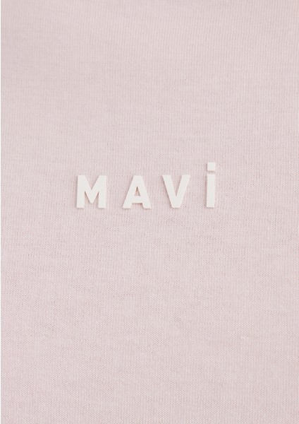 Mavi Baskılı Pembe Tişört 1612518-89200