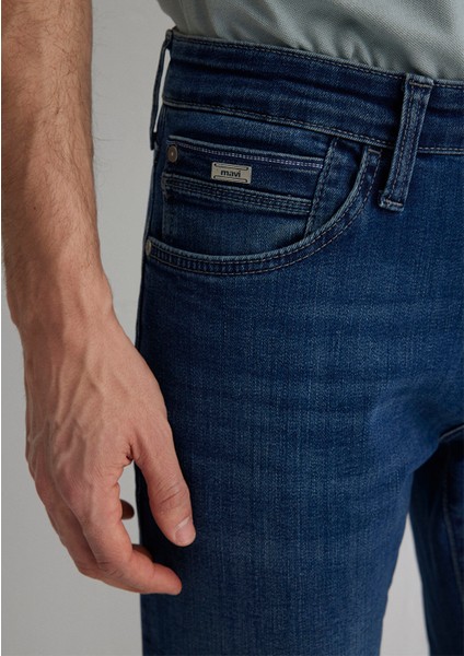Jake Premium Blue Gölgeli Koyu Mavi Jean Pantolon 0042288222