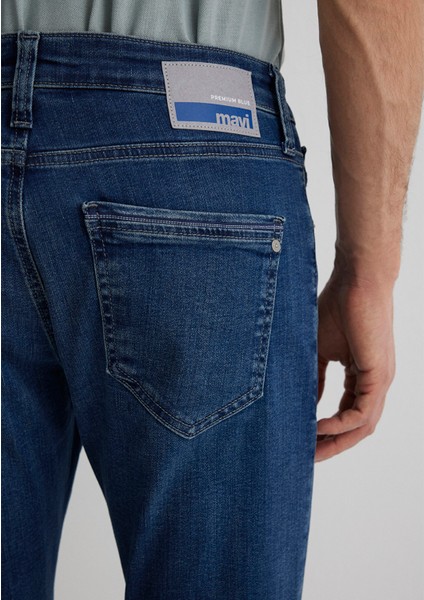 Jake Premium Blue Gölgeli Koyu Mavi Jean Pantolon 0042288222