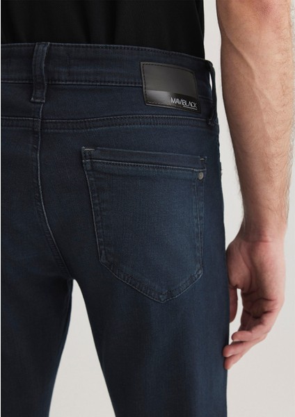 Jake Mavi Black Puslu Gece Mavisi Jean Pantolon 0042227245