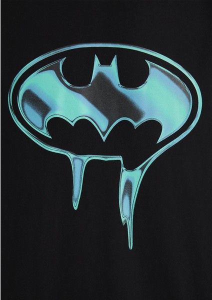 Batman Baskılı Siyah Tişört 0612566-900