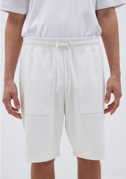 Kırık Beyaz Şort 0410166-70057