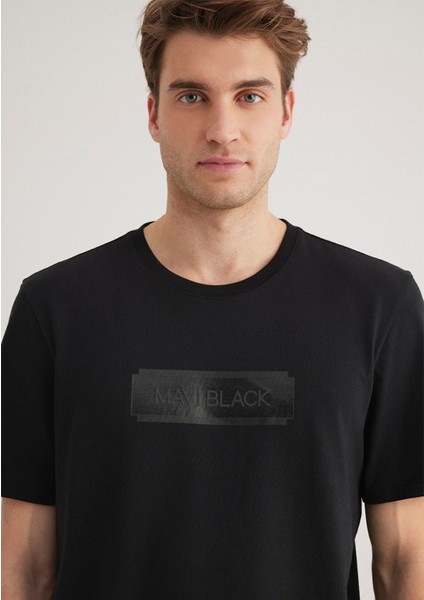 Mavi Black Baskılı Siyah Tişört 0612528-900