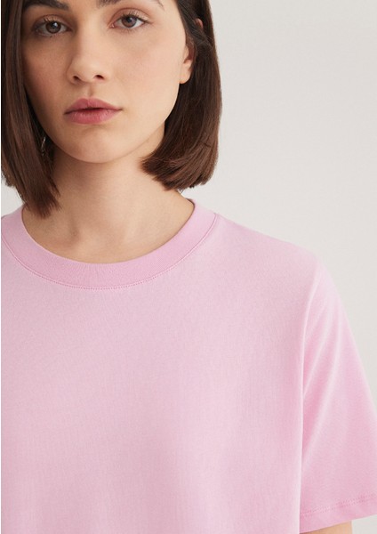 Pembe Basic Tişört 1600955-71117
