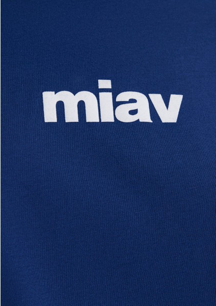 Miav Baskılı Lacivert Tişört 1610622-70722