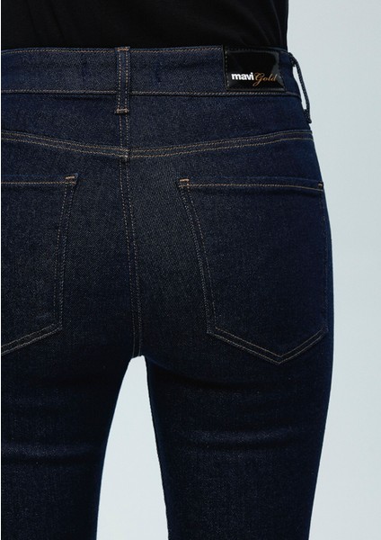 Maria Gold Premium Rinse Lacivert Jean Pantolon 101225-83035