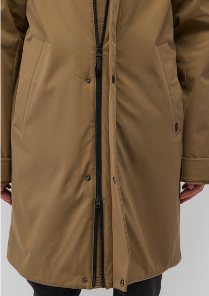 Kapüşonlu Kahverengi Parka 0110471-70377