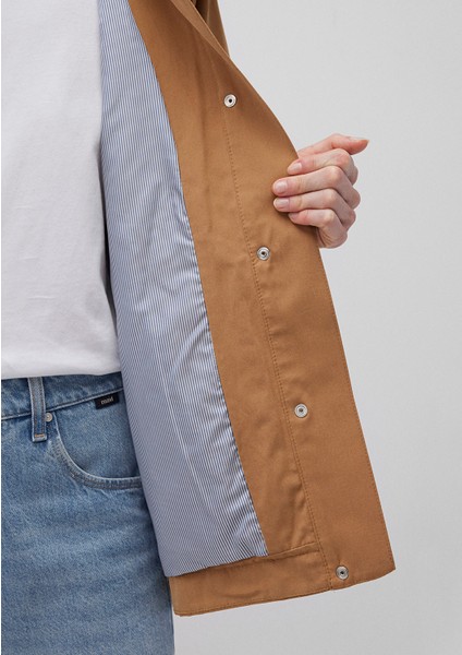 Kapüşonlu Kahverengi Trençkot 1110573-70269