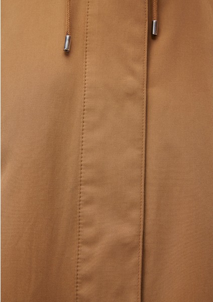 Kapüşonlu Kahverengi Trençkot 1110573-70269