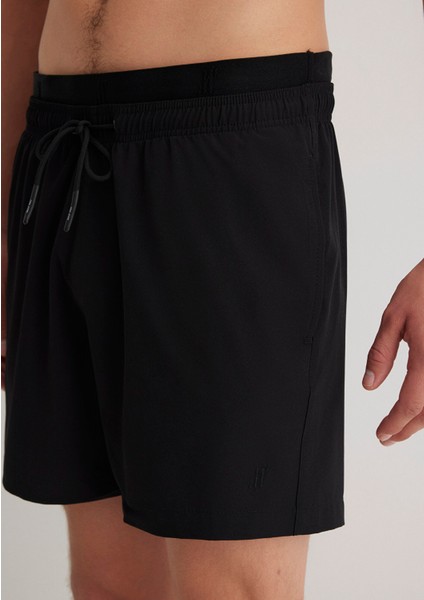 Siyah Kısa Deniz Şortu 0910241-81957