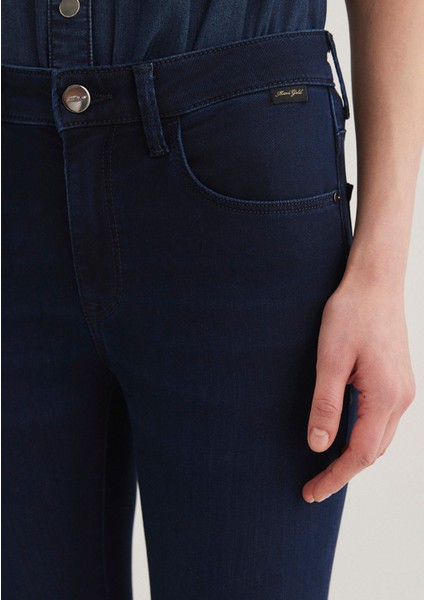 Tess Gold Luxury Indigo Mavisi Jean Pantolon 100328-82196