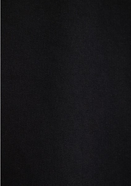 Mavi Logo Baskılı Kapüşonlu Siyah Sweatshirt 065606-900