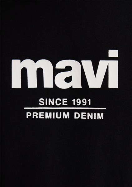 Since 1991 Baskılı Siyah Tişört 066849-900